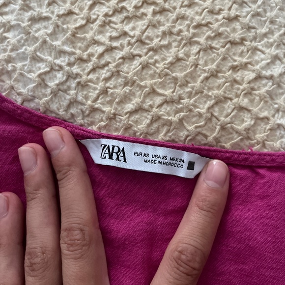 Zara pink skater dress - Picture 3 of 4